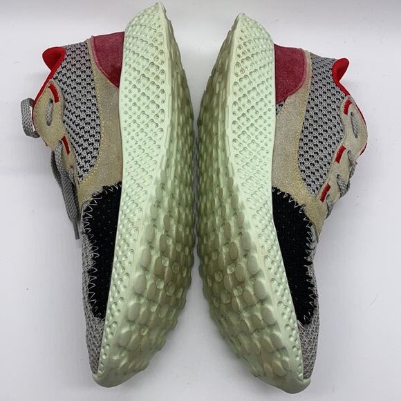 Steve Madden Run Mesh Lace-up Trainers Shoes in Grey Multi Size 8 - Picture 4 of 11